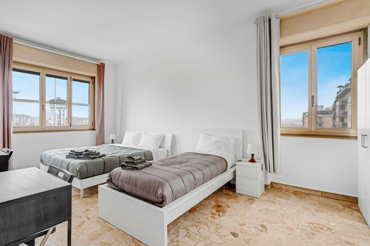 Cav9 - Large Apartment With Panoramic View - Milaan Buitenkant foto